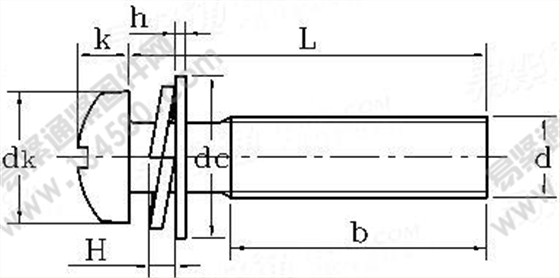 GB /T 9074.8-1988 十字槽小盤頭螺釘、平墊和彈墊組合執(zhí)行標(biāo)準(zhǔn)