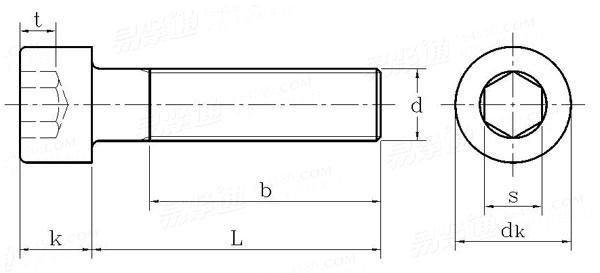 ISO4762標準內(nèi)六角螺絲國標號